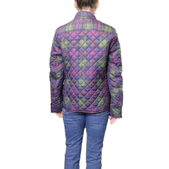 Jacket Plaid Green Navy red  cokors zipper FADED GLORY NWOT - Picture 8 of 12